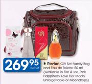 Revlon Gift Set Vanity Bag And Eau De Toilette-50ml Per Set