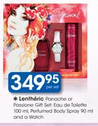 Lentheric Panache Or Passione Gift Set Eau de Toilette 100ml/Perfumed Body Spray 90ml And A Watch-Pe