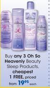 Oh So Heavenly Beauty Sleep Products-Each