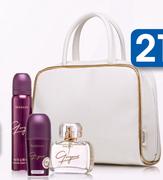 Yardley Gorgeous Gift Set Eau De Toilette 30ml/Roll On 50ml/90ml/Vanity Bag-Per Set