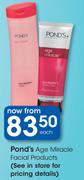 Pond's Age Miracle Facial Products-Each