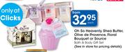 Oh So Heavenly, Shea Butter, Olive De Provence, Floral Bouquet Or Source Bath & Body Gift Set-Each