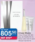 Issey Miyake L'Eau D'Issey Gift Set-Per Set