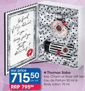 Thomas Sabo Kiss, Charm Or Rose Gift Set-Per Set