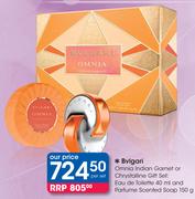 Bvlgari Omnia Indian Garnet Or Chrystalline Gift Set-Per Set