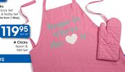 Clicks Apron & Mitt Set-Per Set