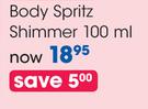 Oh So Heavenly Body Spritz Shimmer-100ml