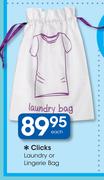 Clicks Laundry Or Lingerie Bag Each