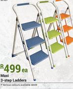 Maxi 3-Step Ladders-Each