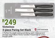 Victorinox 3 Piece Paring Set Black