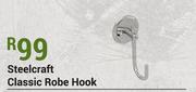 Steel Classic Robe Hook
