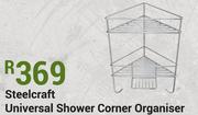 Steelcraft Universal Shower Corner Organiser