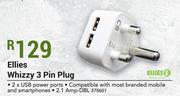 Ellies Whizzy 3 Pin Plug