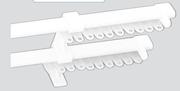 Curtain Track Double Plastic Bracket-3500mm