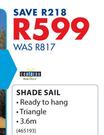 Shade Sail Triangle-3.6m