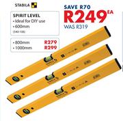 Stabila Spirit Level 800mm