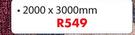 Multi Flor Carpet 2000x3000mm-Each