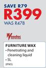 Woodoc Furniture Wax-5Ltr