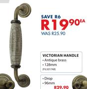 Victorian Handle 128mm In Antique Brass-Each