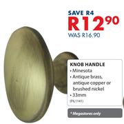 Knob Handle 33mm
