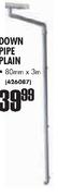 Downpipe Plain-80mm*3m
