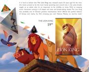Disney The Lion King DVD