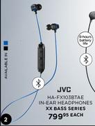 JVC HAS60BTBE On Ear Headphones XX Bass Series-Each