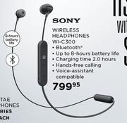 Sony Wireless Headphones WI-C300