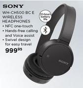 Sony WH-CH500 BC E Wireless Headphones