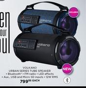 Volkano Urban Series Tube Speaker-Each