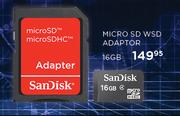 Sandisk 16GB Micro SD WSD Adaptor