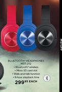 M Stuff Bluetooth Headphones MST-2112-Each
