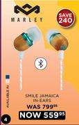 Marley Smile Jamaica In-Ears