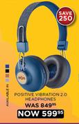 Marley Positive Vibration 2.0 Headphones