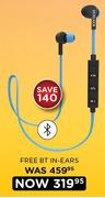 Bodyglove Free BT In-Ears