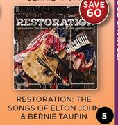 Restoration The Songs Of Elton John & Bernie Taupin CD-Each
