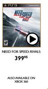 PS3 Need For Speed: Rivals