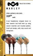 Marley Smile Jamaica In Ears-Each