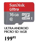 Sandisk Ultra Android Micro SD 16GB