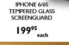 Body Glove iPhone 6/6S Tempered Glass Screenguard-Each