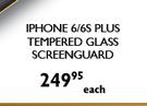 Body Glove iPhone 6/6S Plus Tempered Glass Screenguard-Each