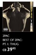 2PAC Best Of 2PAC: PT.1 Thug CD