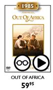 Out Of Africa DVD