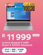 Lenovo Ideapad 3 AMD Ryzen 5 4500U Notebook