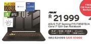 Asus TUF Gaming F15 FX507ZU4 Core i7 12th Gen Notebook