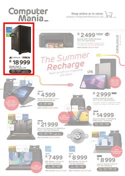 Computer Mania : The Summer Recharge (01 January - 31 January 2024 While Stocks Last), page 1