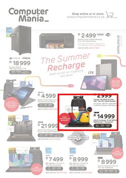 Computer Mania : The Summer Recharge (01 January - 31 January 2024 While Stocks Last), page 1