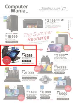 Computer Mania : The Summer Recharge (01 January - 31 January 2024 While Stocks Last), page 1