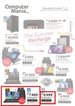 Computer Mania : The Summer Recharge (01 January - 31 January 2024 While Stocks Last), page 1