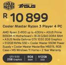 Asus Cooler Master Ryzen 3 Player 4 PC